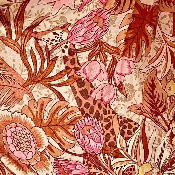 🌺🎉HP🎉🌺 NWT Spell & The Gypsy Jungle One Shoulder Dress - Picture 14 of 16